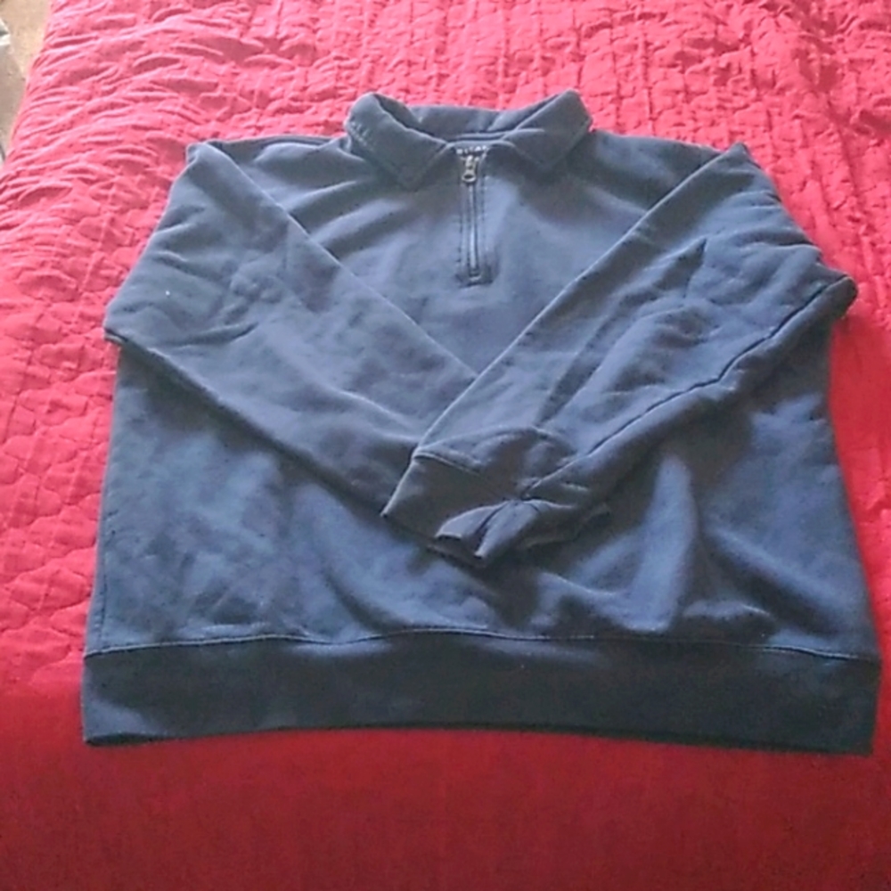 Woman's blue sweatshirt